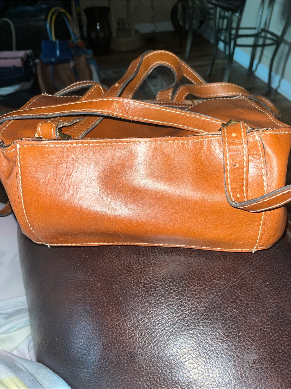EUC Patricia Nash Tooled Embossed Leather Backpack - Picture 5 of 5